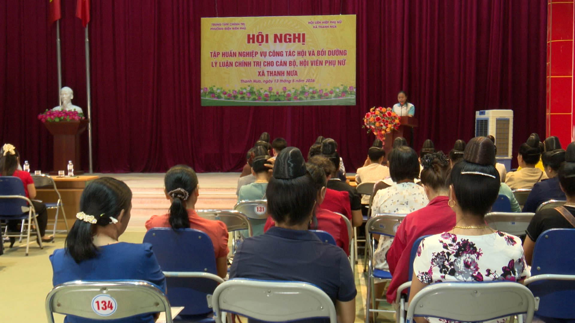 Hội Phụ nữ xã Thanh Nưa tập huấn công tác hội và bồi dưỡng lý luận chính trị cho cán bộ hội viên