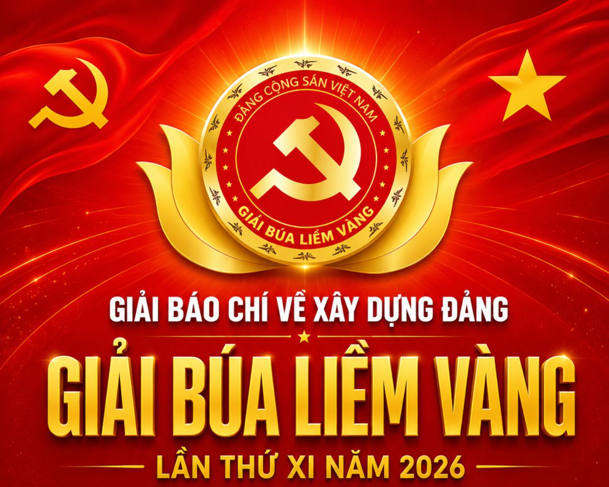 Giải báo chí toàn quốc về xây dựng Đảng (Giải Búa liềm vàng) lần thứ XI - năm 2026 trên địa bàn tỉnh Điện Biên