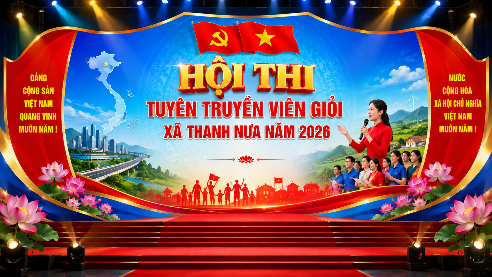 Tự tin tranh tài tại hội thi tuyên truyền viên giỏi xã Thanh Nưa năm 2026