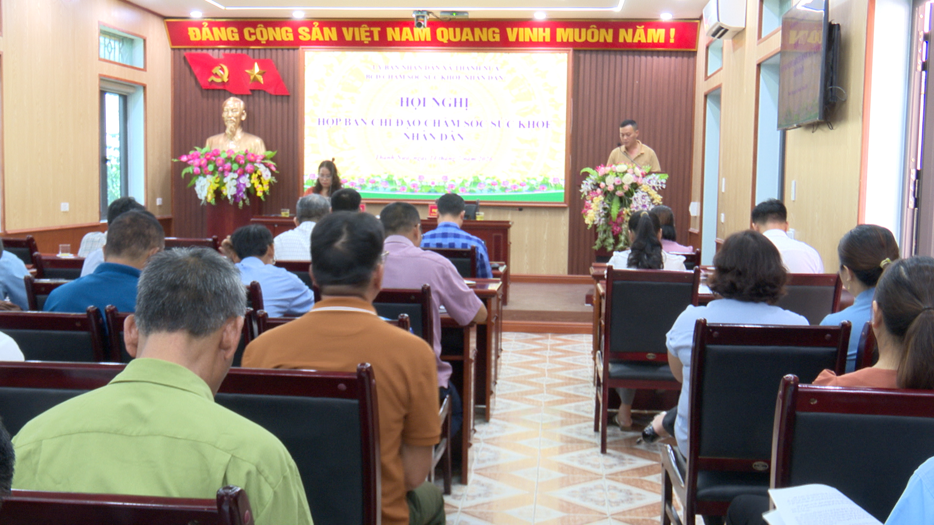 Xã Thanh Nưa họp Ban chỉ đạo chăm sóc sức khoẻ nhân dân