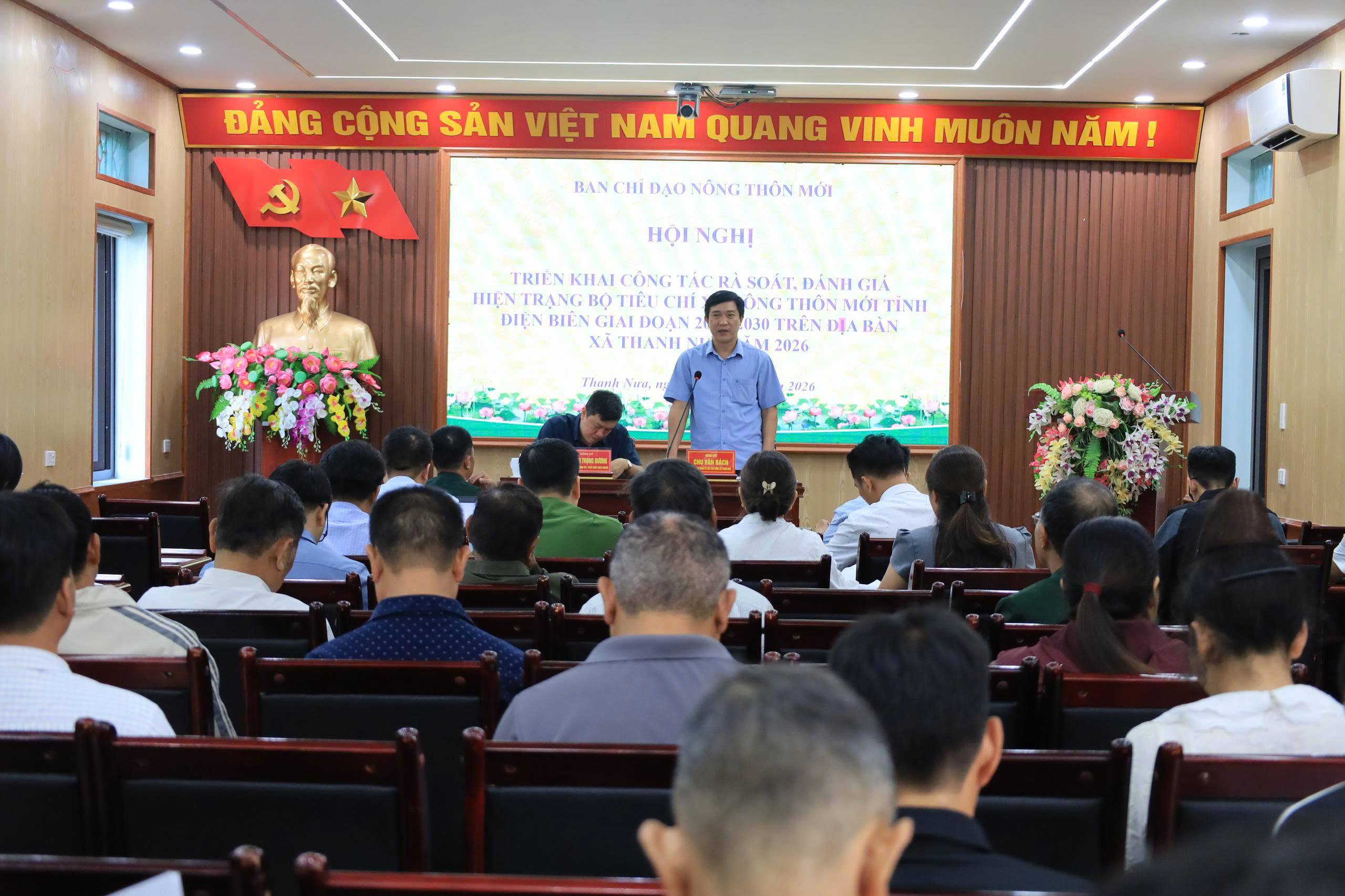 Xã Thanh Nưa tổ chức rà soát, đánh giá hiện trạng các tiêu chí xây dựng nông thôn mới