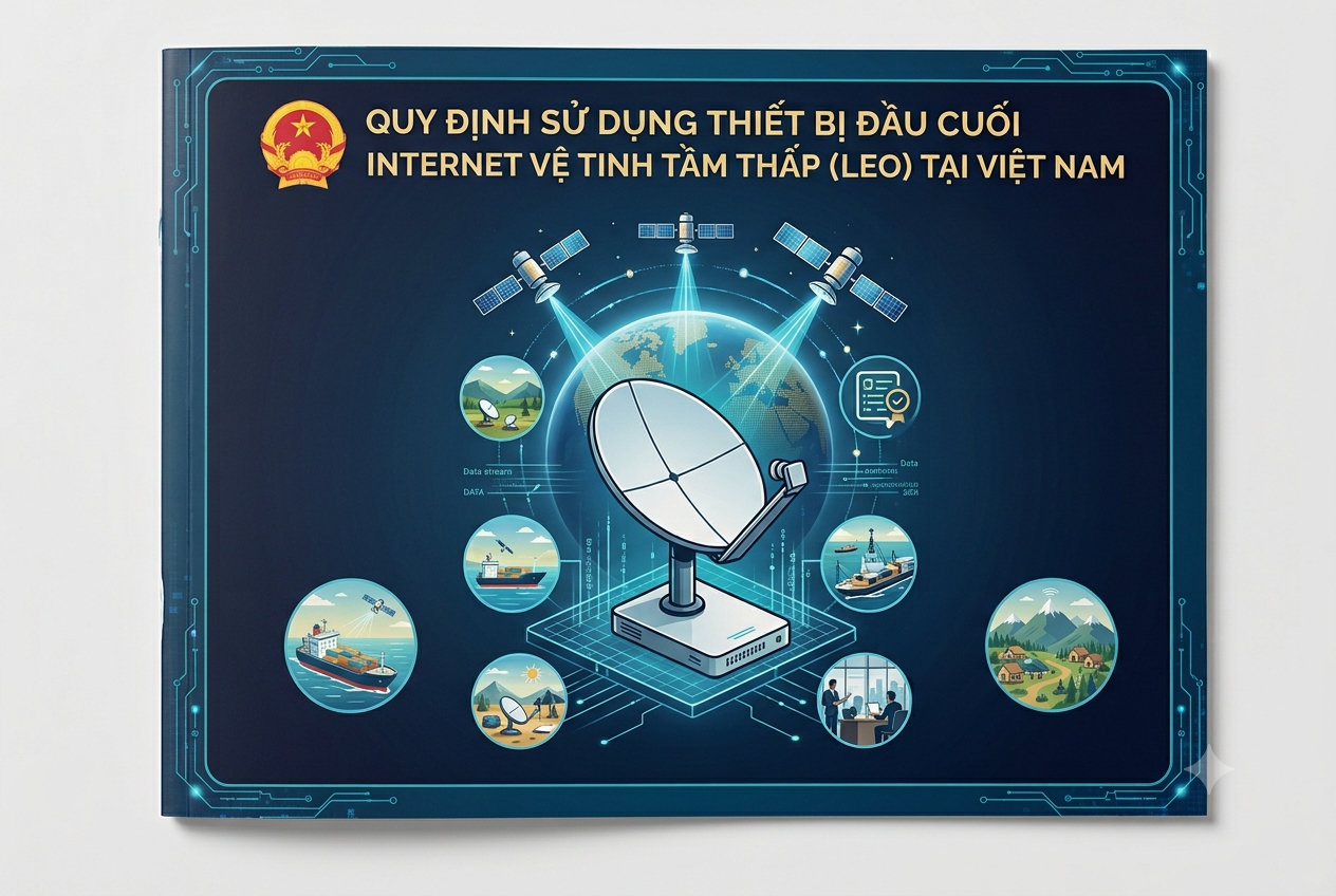 Quy định sử dụng thiết bị đầu cuối internet vệ tinh tầm thấp tại Việt Nam