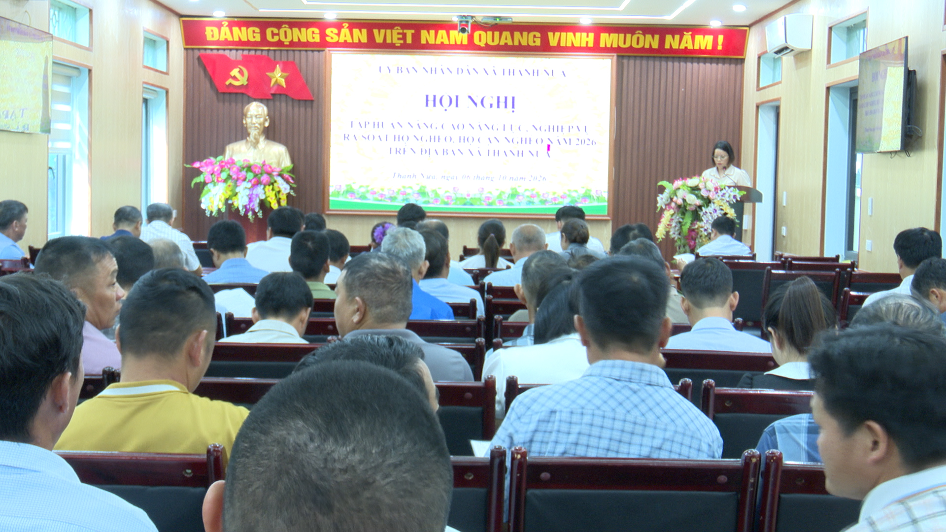 Xã Thanh Nưa tập huấn nghiệp vụ rà soát hộ nghèo, cạn nghèo năm 2026