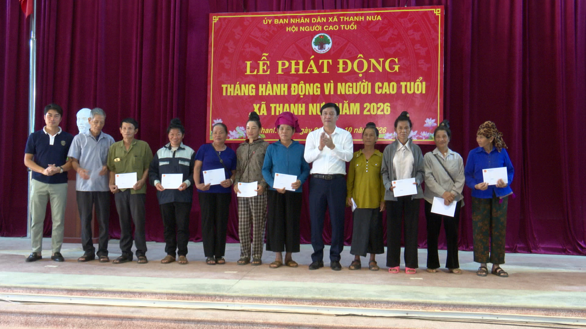 Xã Thanh Nưa phát động "tháng hành động vì người cao tuổi Việt Nam.