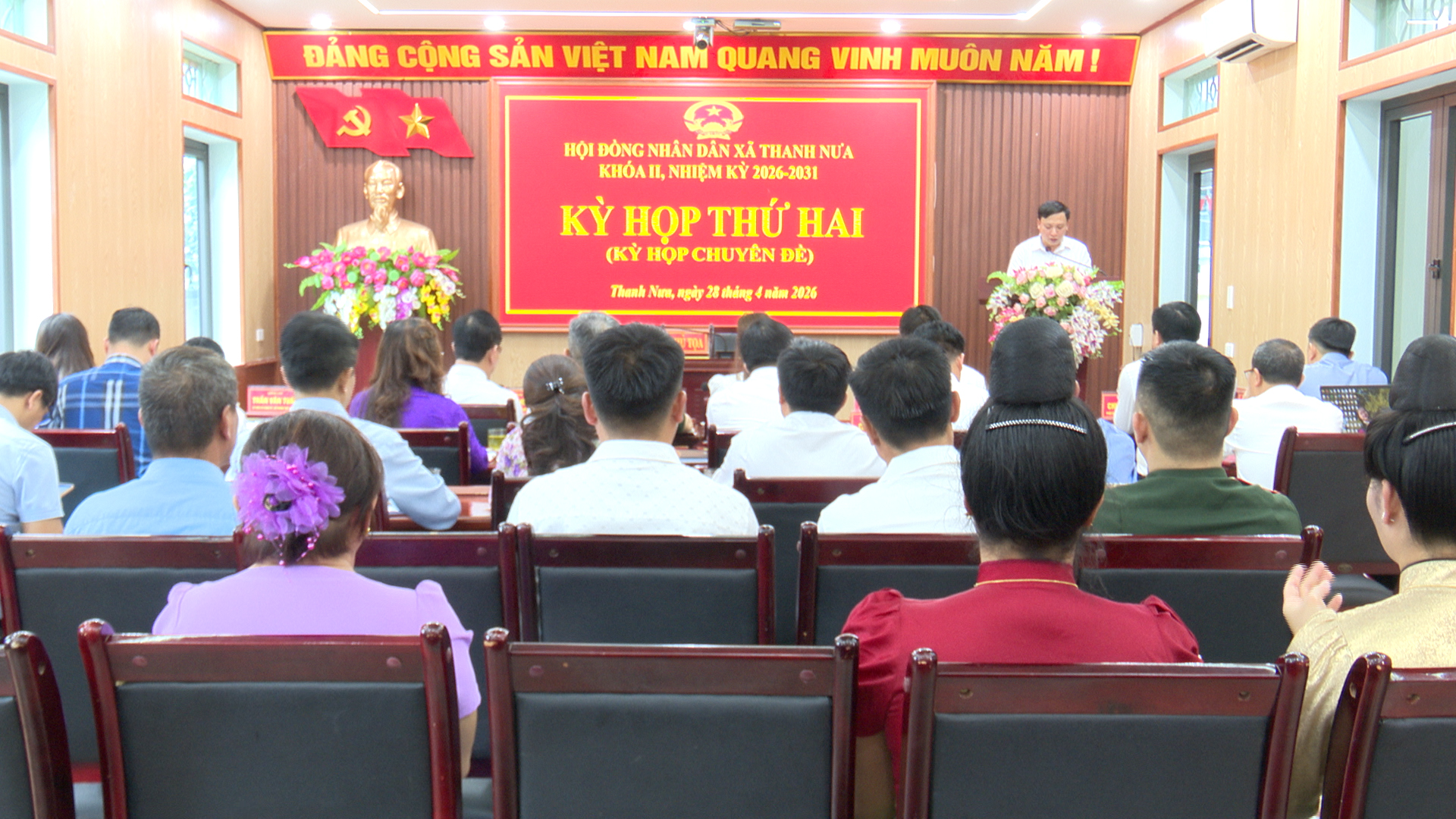 Hội dồng nhân dân xã Thanh Nưa tổ chức kỳ họp thứ 2 (kỳ họp chuyên đề)