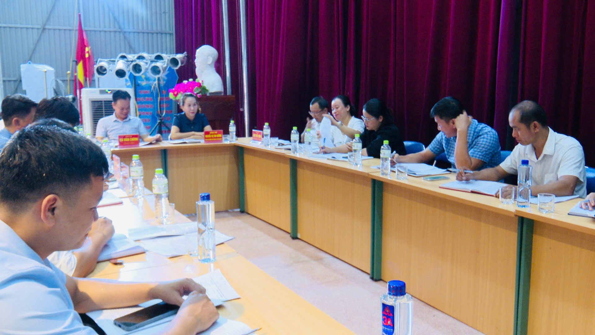 Giao ban giữa thường trực Đảng ủy với Ban MTTQ Việt Nam xã Thanh Nưa, triển khai nhiệm vụ trọng tâm 6 tháng cuối năm