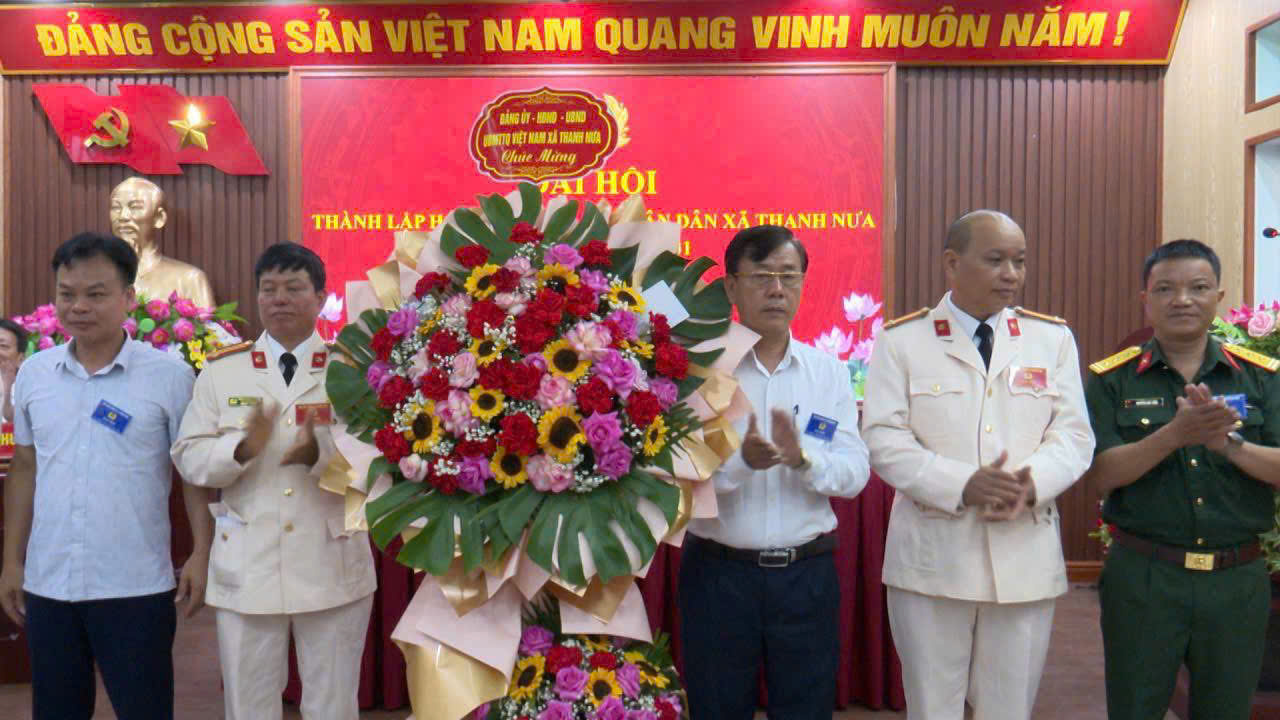 Đại hội thành lập hội cựu công an nhân dân xã Thanh Nưa nhiệm kỳ 2026 - 2031